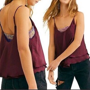 Free People Sequined Layer Cami